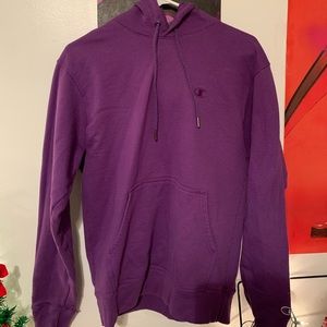 Dark purple champion hoodie